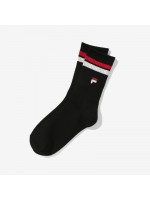 韓國FILA F Logo Long Socks (黑色)